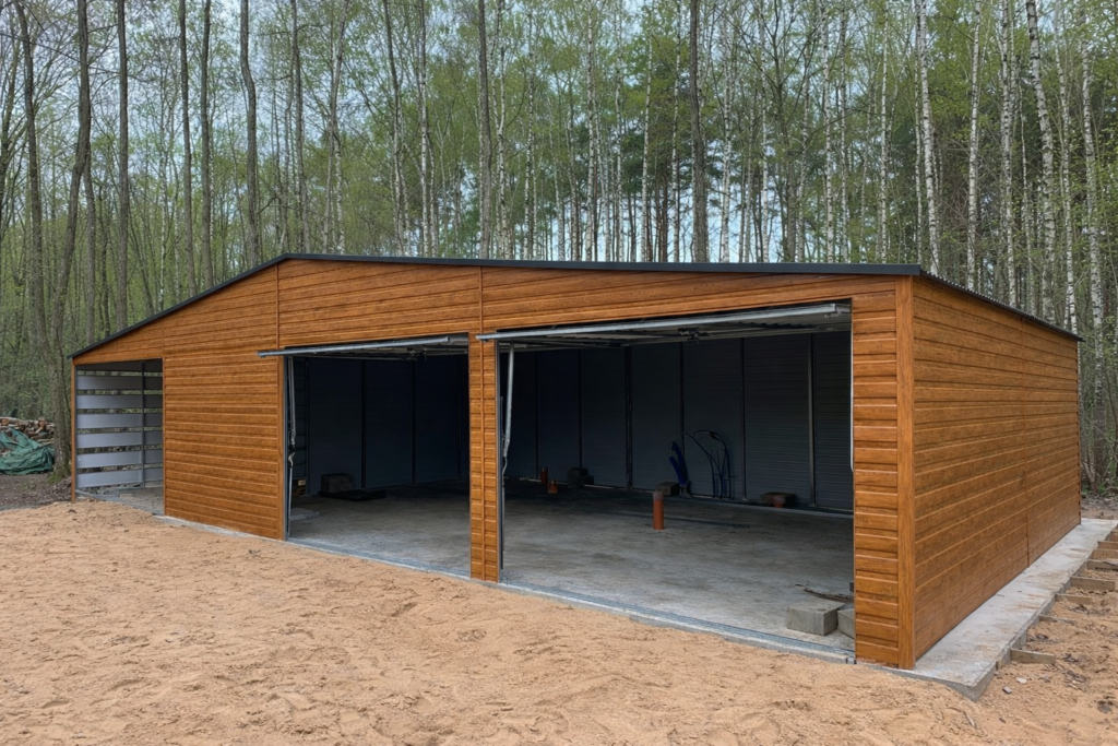 Garaż blaszany 12m x 6m
